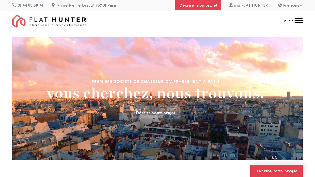 Capture d'écran de http://flathunter.fr/